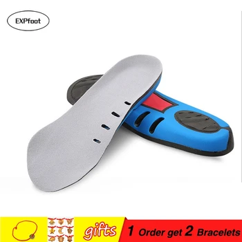 

Shoe Inserts by EXPfoot -3/4 length Insole for Plantar Fasciitis Morning Heel Pain Relief & Heel Spur - Cup Pad Fits Most Shoes