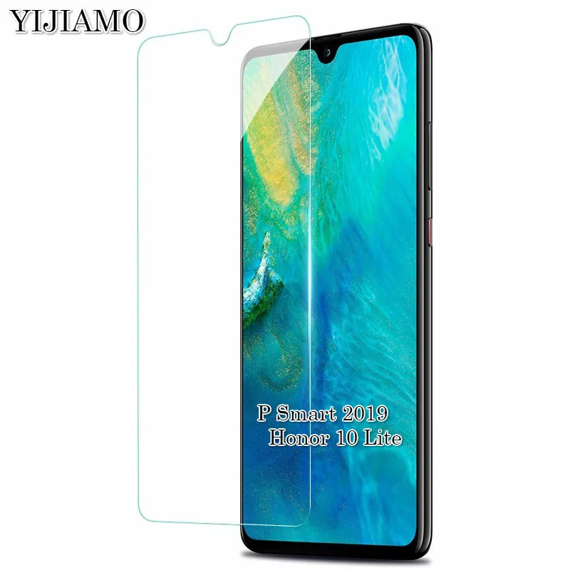 2.5D Защита экрана для Huawei P Smart 2019 стекло 9H Защитная пленка Honor 10 Lite чехол из