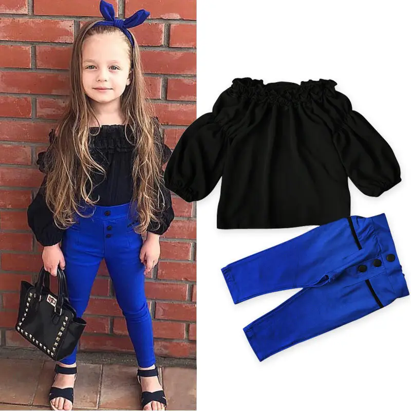 Girls off shoulder set Girls off shoulder set