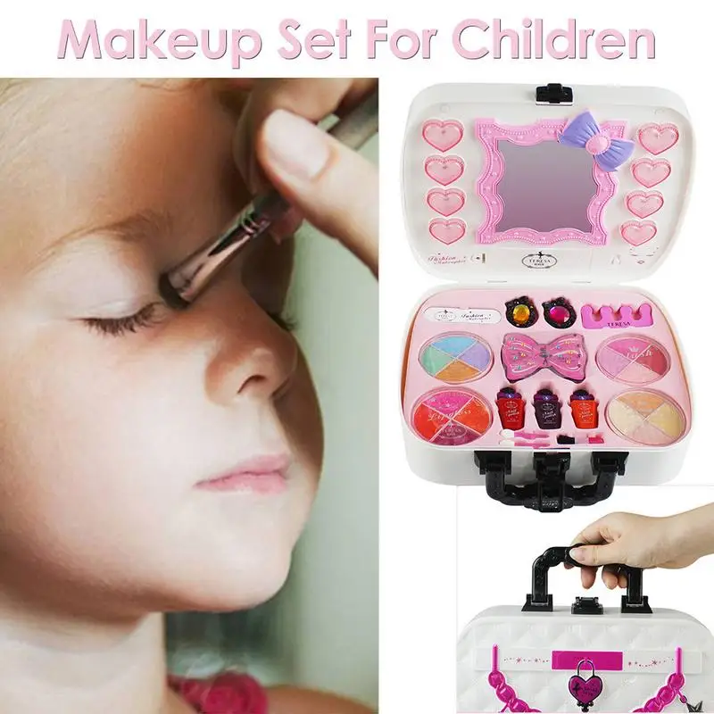 14-Pack безопасный нетоксичный водорастворимый осветительный косметический набор игрушек Детский макияж подарки девочка Макияж мечта принцесса игровой дом