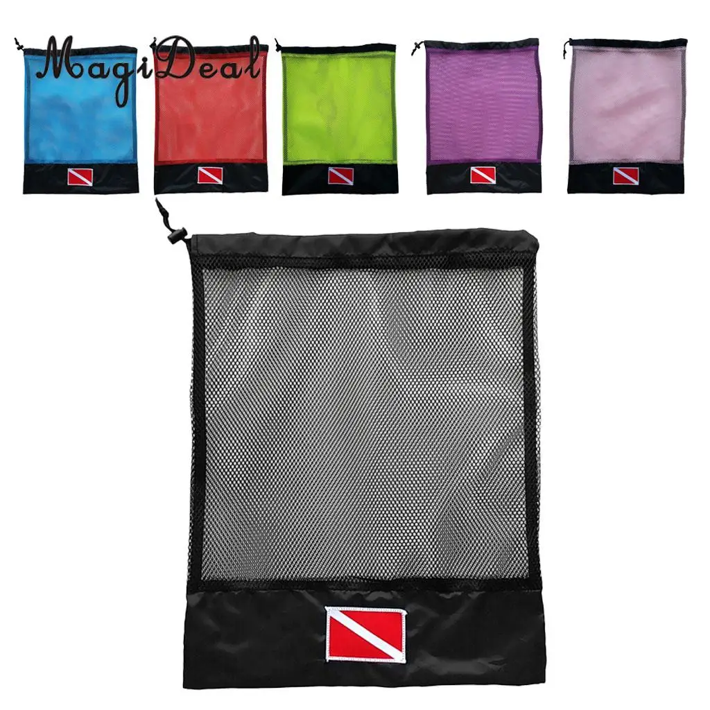 Multi Purpose Scuba Diving Mask Goggles Regulator Equipment Holder Storage Carry Mesh Bag | Спорт и развлечения