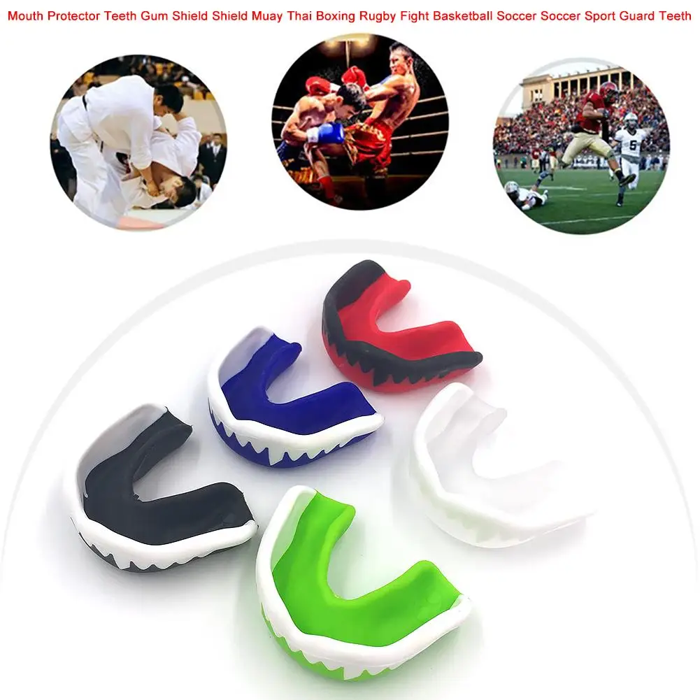 

Mouth Protector Adult Sport Teeth Gum Shield Muay Thai Boxing Rugby Fight Basketball Soccer Sport Teeth Guard Safety Protector