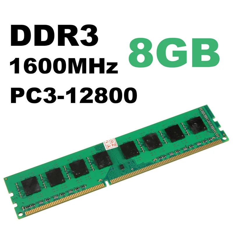 

8GB DDR3 PC3-12800 1600MHz Desktop Memory 240pin PC DIMM Memory For RAM 240 pin For AMD System