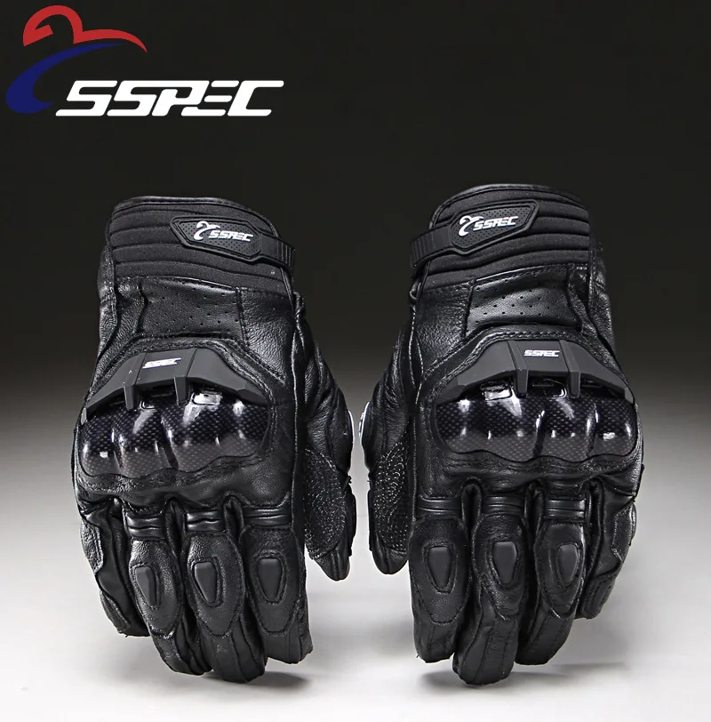 

2018 Motorcycle Gloves men women moto leather Carbon cycling winter gloves motorbike motorcross ATV motor Free Shipping