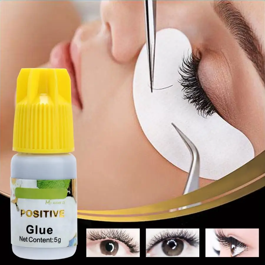 

Individual Eyelashes Extension Glue Odor Free Fast Drying Lashes Glue Grafting Eyelash Glue Black Adhesive Retention 4 Weeks