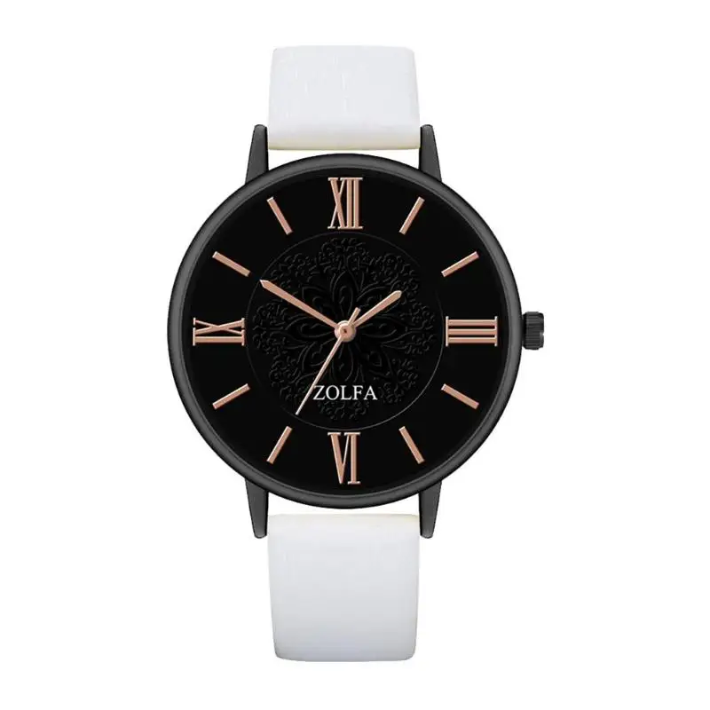 

Zolfa Fashion Relogio feminino Business Quartz Watch Men Women Wrist Watches Fashion Leather Band Female clock