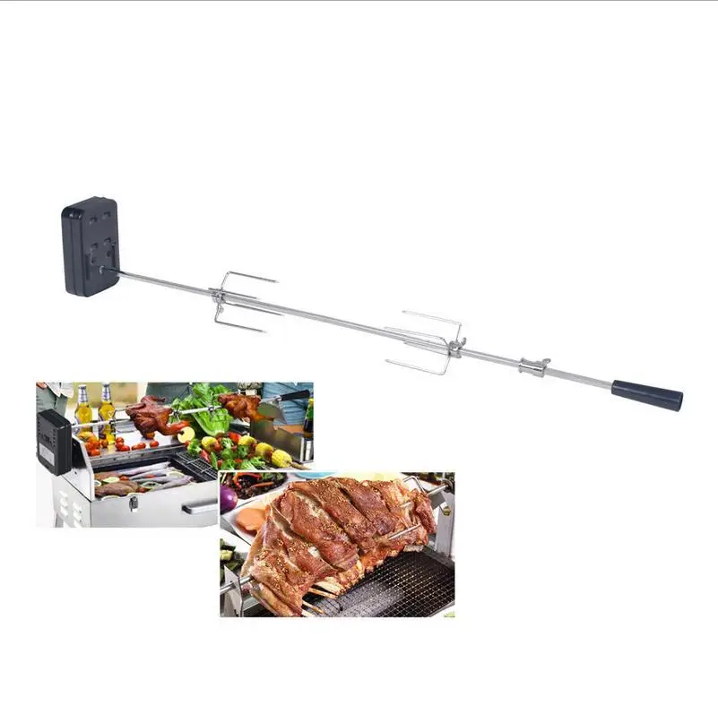 

Automatic BBQ Grill Rotisserie Electric BBQ Motor Roast Branch Metal Outdoor Camping Spit Roaster Rod Charcoal BBQ Pig Chicken