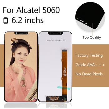 

10pcs/lot for Alcatel 5V 5060 LCD Screen Touch Screen Digitizer Assembly 6.2 inch for Alcatel 5060 Display Free Shipping DHL EMS