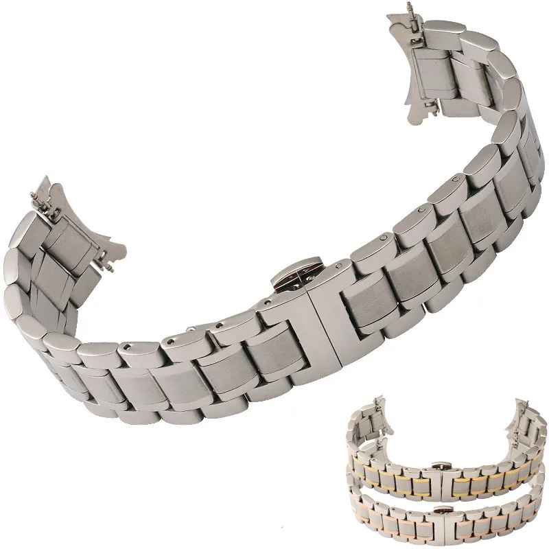 Steel Watch Band Stainless Steel Watch Belt 14-20-21-22-24mm Watch Bands Replacement Wirstbands Belts Watches Curved End Metal Steel Watch Band Stainless Steel Watch Belt 14-20-21-22-24mm Watch Bands Replacement Wirstbands Belts Watches Curved End Metal