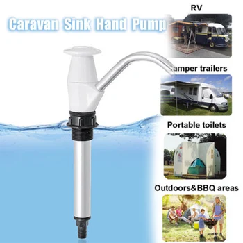 

Caravan Water Faucet Sink Water Hand Pump Tap Camping Trailer Motorhome Faucet for camper trailers boats work vehicles