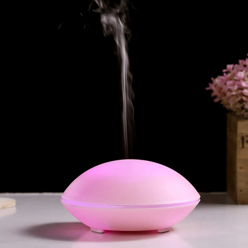 

Aromatherapy Essential Oil Diffuser, Cute Shell Air Humidifier Diffuser For Kids,Ultrasonic Cool Mist Humidifier With 7 Color