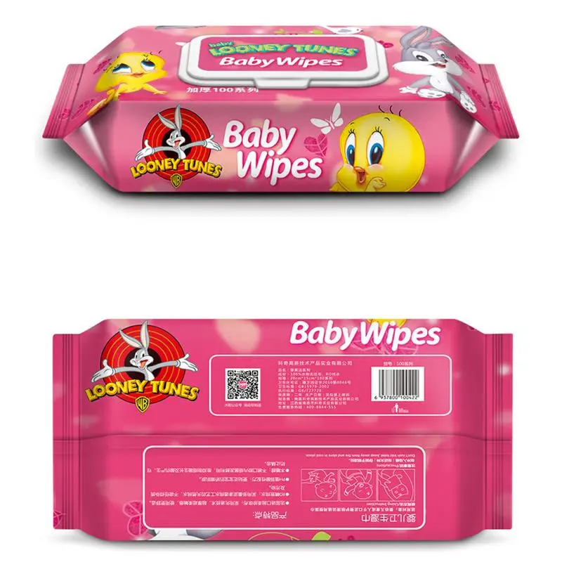 Harga 100 Pcs Air Tisu Bayi Pop Top Paket Sensitif Tisu Basah dengan Cover Anak Yang Baru Lahir Cleaning Ibu dan Anak perlengkapan