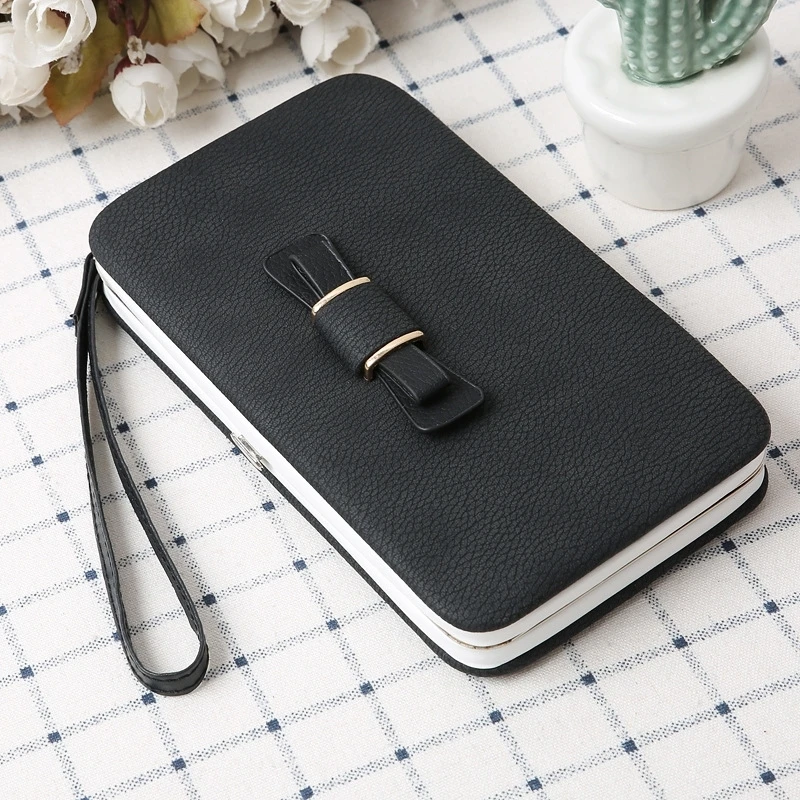 

Ladies Wallet Long Mobile Phone Bag Bow Lunch Box Female Bag Women Fashion Wallet