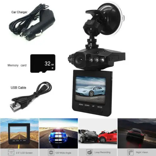

Car Mintiml Recorder Driving Recorder with 32g TF Card HD 1080P Night Vision