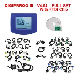 Для Digiprog III V4.94 Digiprog 3 полный набор с OBD2 кабель Автомобиль одометра ремонтный программный Digiprog III правильный инструмент Digiprog 3