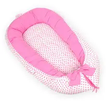 Детская бионическая кровать мягкая хлопковая для новорожденных матрас съемные, пригодные для стирки прокладки мягкие портативные моющиеся кроватки путешествия дропшиппинг