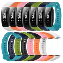 Мягкий силиконовый ремешок для часов huawei, умные наручные часы, браслет, ремешок, Замена для huawei Honor 3, умный Браслет, акция