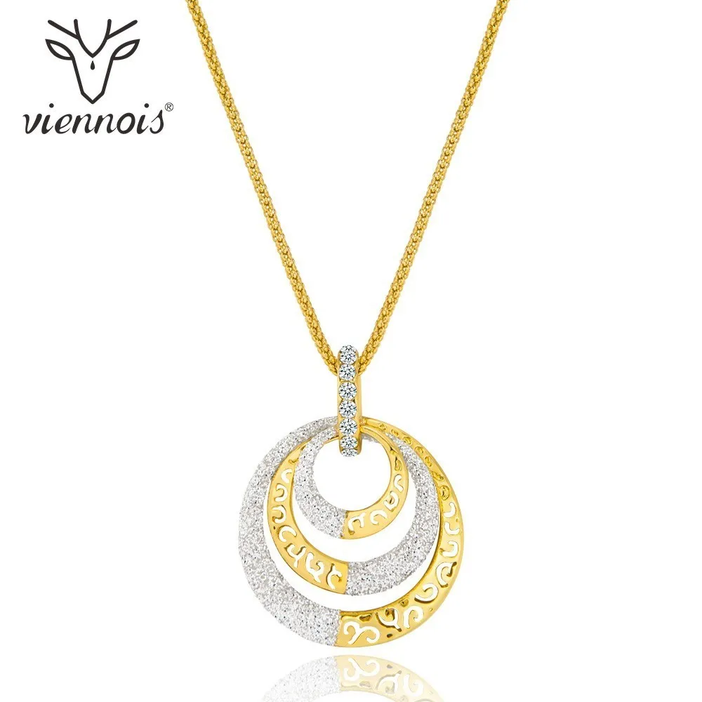 

Viennois New Mixed Color Hollow Out Necklace For Women Fashion Party Jewelry Necklace 2018