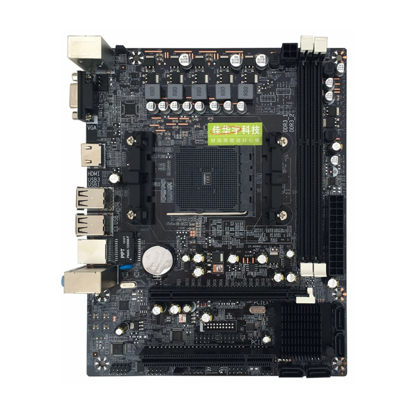 

Jia Huayu A88 FM2/FM2+ Motherboard Desktop Computer Motherboard AMD Socket USB2.0 VGA Mainboard Support DDR3