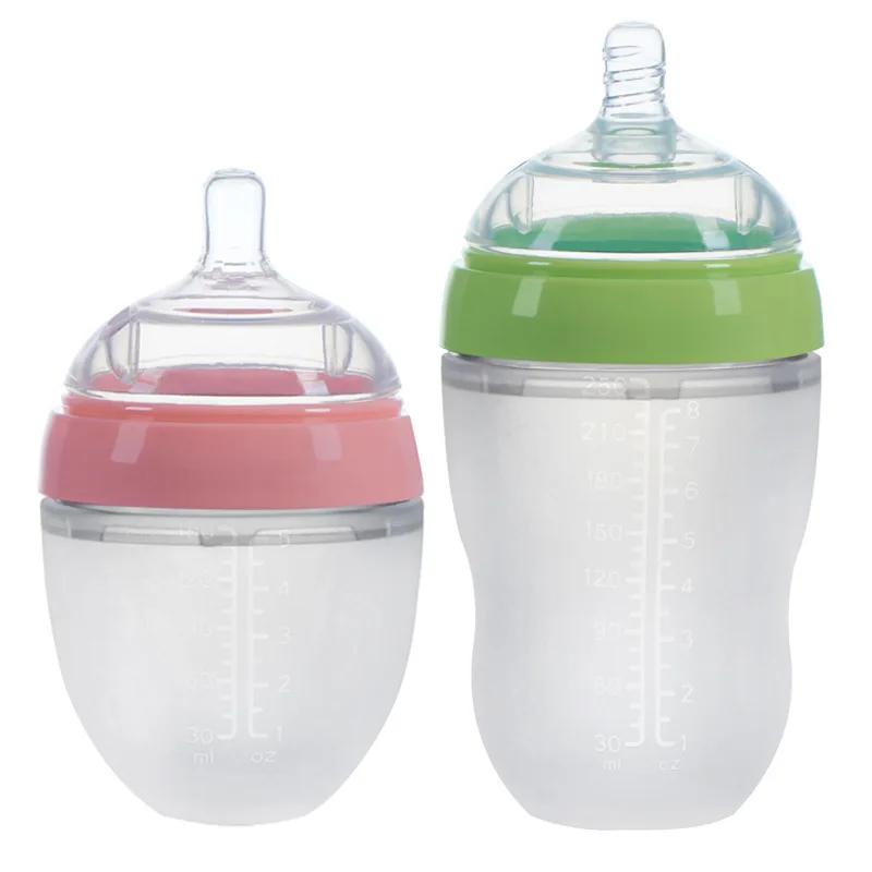 

Bottle Production Generation Processing Silica Gel Feeding Bottle Baby Super Broad Caliber Defence Flatulence Bring Handle