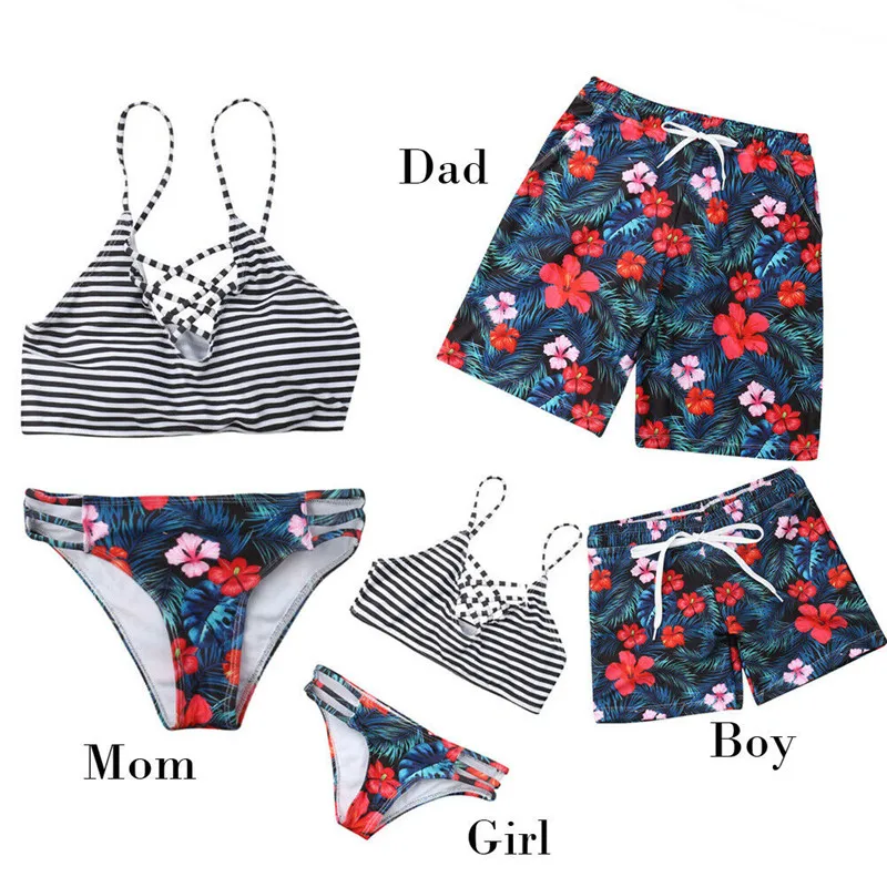 guy and girl matching swimsuits