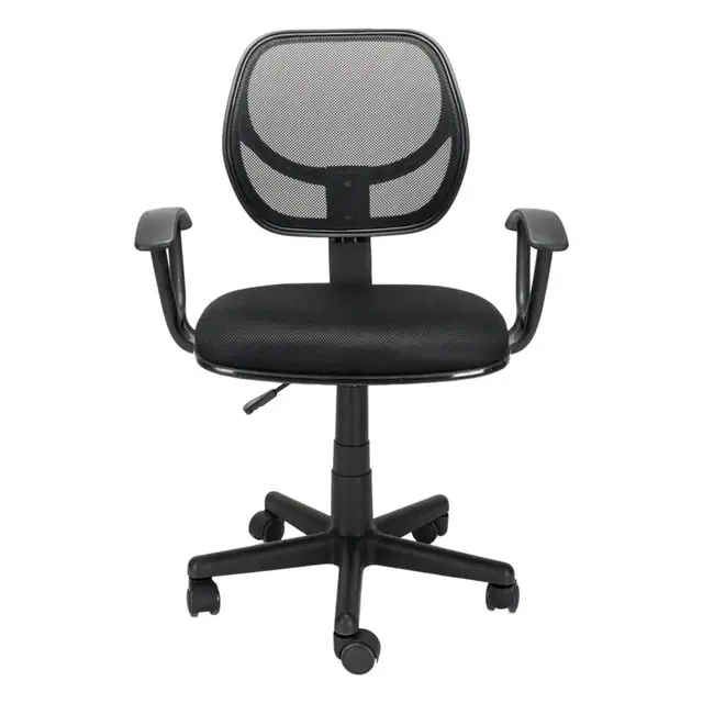 Best Offers Middle Back Black Anomaly Grid Computer Office Chair Nylon Five-star Feet Mesh Adjustable Seat With Shake Home Office Room Best Offers Middle Back Black Anomaly Grid Computer Office Chair Nylon Five-star Feet Mesh Adjustable Seat With Shake Home Office Room