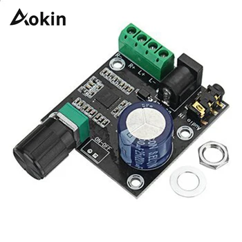 

DC 6-15V 12V 2 x 15W PAM8610 Class D Digital Dual Power Audio Amplifier Board
