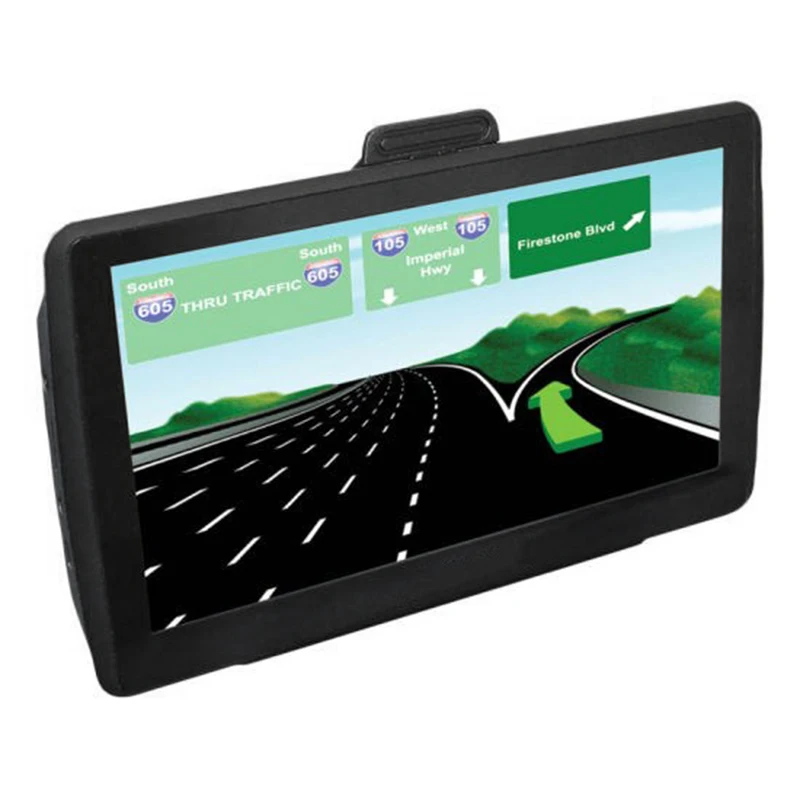 

Car GPS Navigator 7 Inch Blue Edge HD Touch Screen 8GB Built-In Memory +256 Running Memory Driving Voice Navigator Europe Map