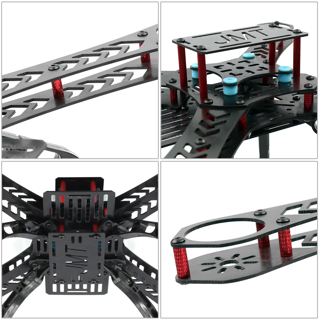  310mm Full Kit Unassembly 24G 6CH DIY GPS Drone RC Fiberglas Rahmen Quadcopter FPV APM2.8 1400KV Mo