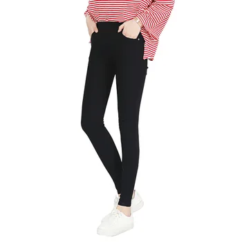 

Leggings Women Autumn Winter Skinny Black Leggins Casual High Waist Elastic Pencil Pants Female Plus Size Warm Leggings Women