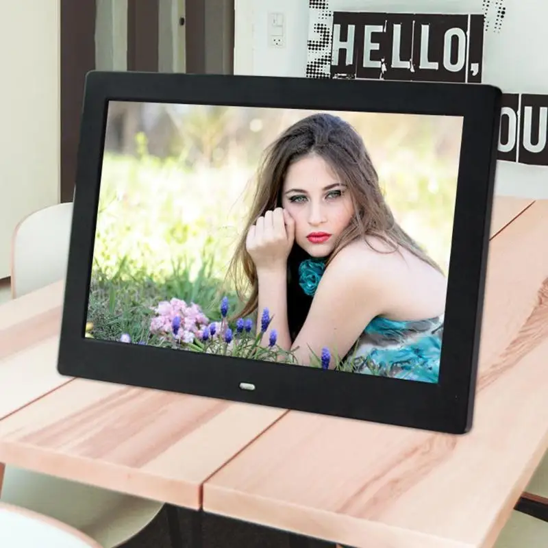 

VODOOL Digital Photo Frame 10inch HD IPS Screen 1280x800 Electronic Photo Frame Support Clock Music Video MP3 MP4 Movie Player