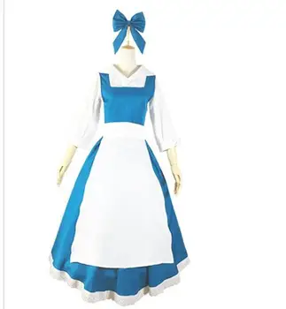 

Cosplay Beauty and the Beast Belle Maid Dress Costume Adult Women Maid Cosplay Costume