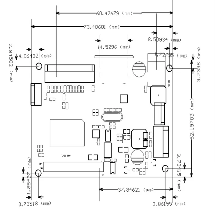 Плата контроллера ЖК драйвера 40pin HDMI + Audio комплект для панели CLAA070ND02/EJ070NA02/AT070TNA2 V.1