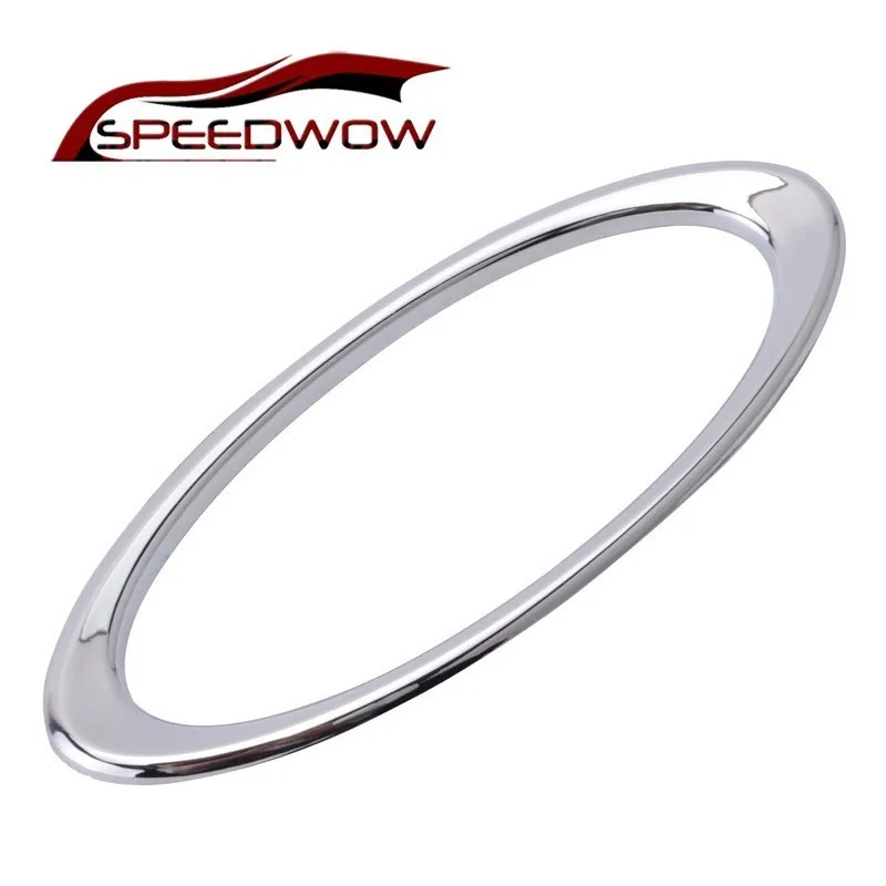 SPEEDWOW ABS Авто серебряное рулевое колесо декоративная круглая крышка отделка 3D