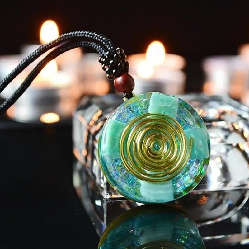 Элитный оргонит Aura Crystal натуральный кулон энергия радиации Кристалл ювелирные