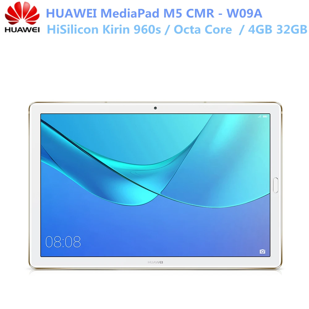 HUAWEI MediaPad M5 CMR-W09A 10.8&quot Android 8.0 Tablet PC 4GB 32GB EMMC Dual Band WiFi Cameras Fingerprint IPS Screen | Компьютеры и