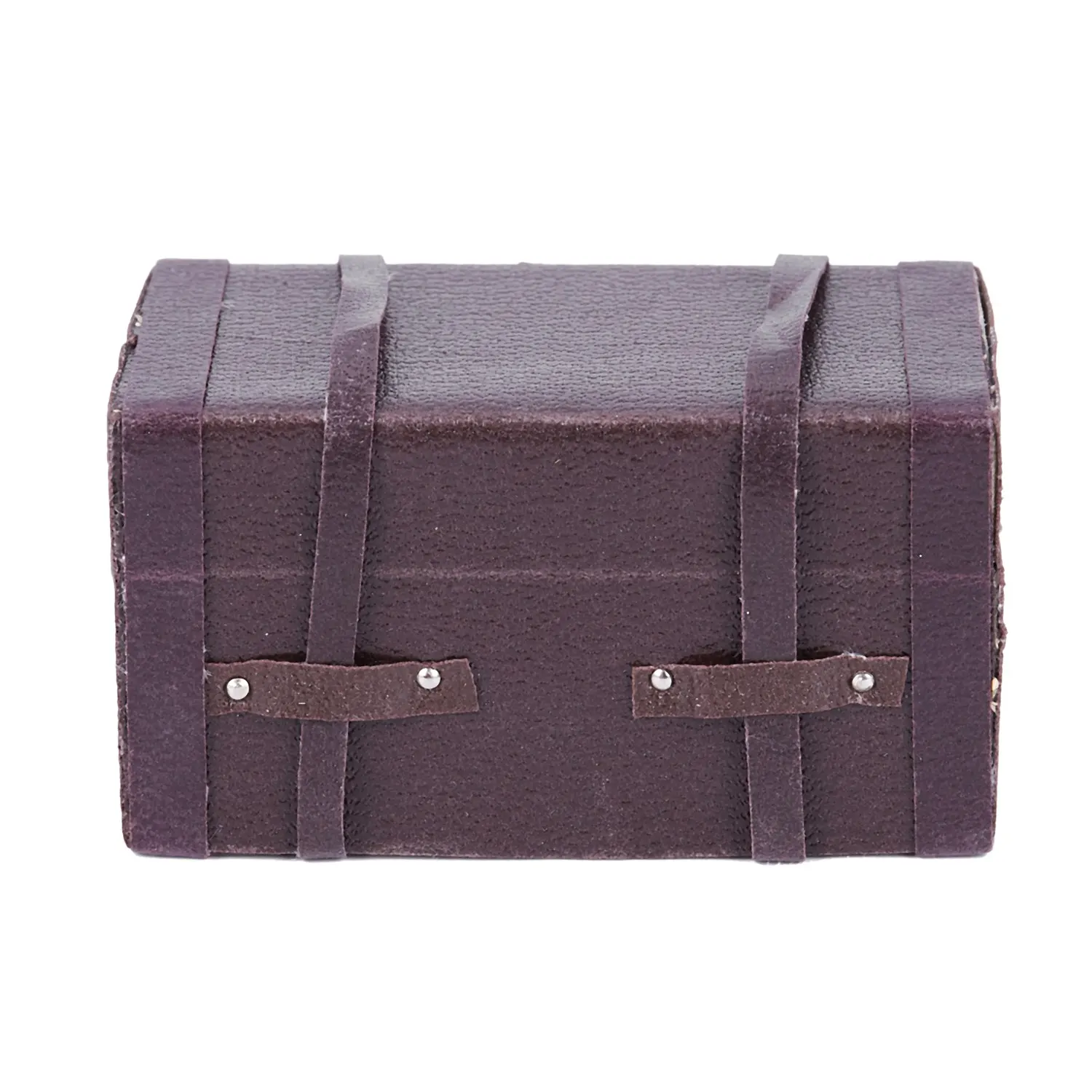 1//12 Dollhouse Wooden Miniature Luggage Box Suitcase Doll House Furniture