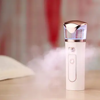 

Portable Rechargeable Nano Face Steamer Mister Facial Sprayer Beauty Sauna Hydrating USB Ultrasonic Humidifier Skin Care Tool