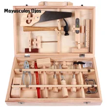 Набор инструментов для обслуживания детей, развивающие игрушки, разборка, многофункциональная деревянная коробка, набор деревянных игрушек для мальчика