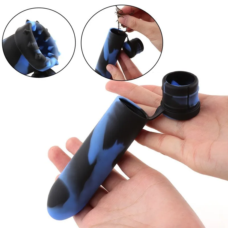 

NEW! Silica Gel Manual Smoke Weed Grinder with Sharp Teeth Smoking Pipe Filter Portable Cigarette Filter Tobacco Accessories