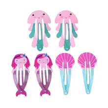 6 шт./компл. милые заколки для волос для девочек Милая заколка для волос Детская шпилька аксессуары для волос вечерние подарки для девочек