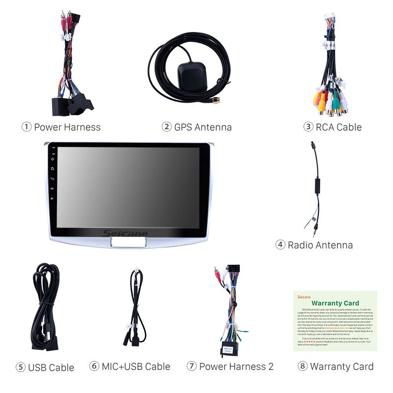 Best Seicane Octa-core 10.1" Android 8.0 Car Radio Multimedia Player GPS Navigation For 2012-2014 VW Volkswagen Magotan With 4G RAM 4