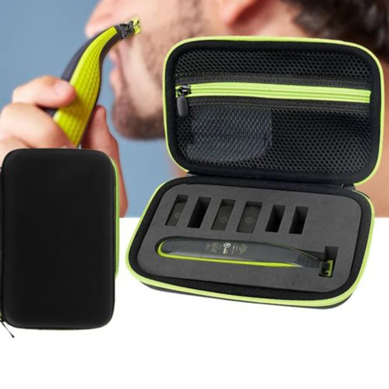 

Portable Shaver Case for Philips OneBlade EVA Hard Case Bag Travel Storage Pack Box Cover Zipper Pouch with Lining