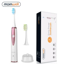 Электрическая зубная щетка, звуковая волна, перезаряжаемая, высокое качество, беспроводная, Индуктивная зарядка, головка зубной щетки, отбеливание зубов, лучший подарок