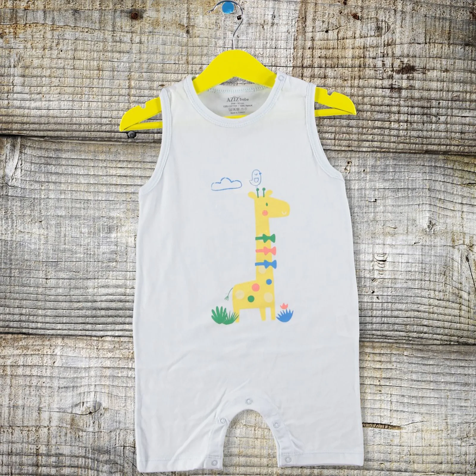

Aziz Bebe Sweet Animals Baby Short Romper