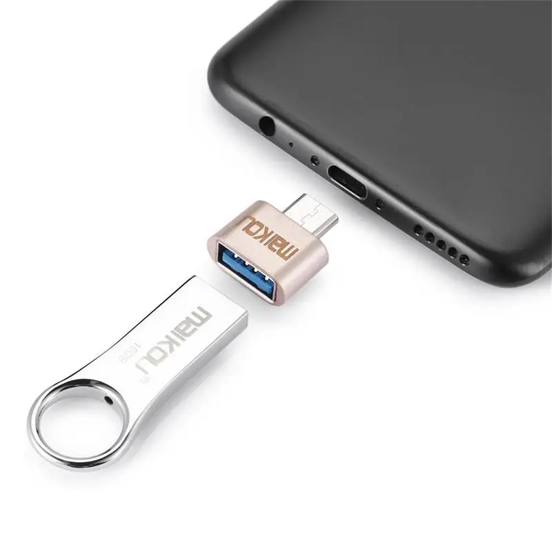 Мини Металл USB3.0 для Тип C OTG адаптер смартфона/Планшеты USB с разъемом мама кабель