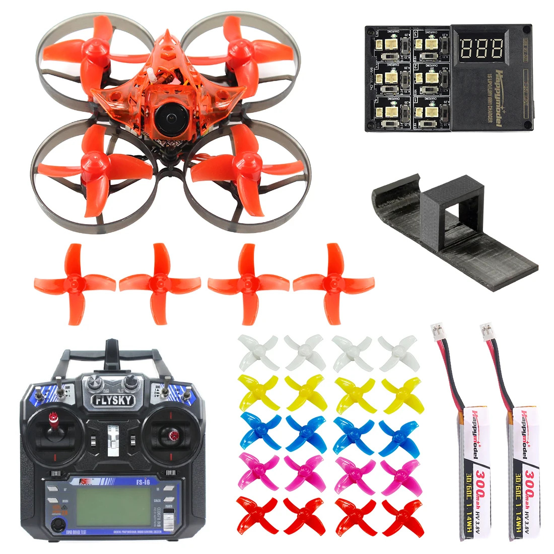 Гоночный Дрон 75 мм V2 Crazybee F4 Pro OSD 2S FPV Caddx EOS2 1200TVL Mini Camera 25/200mW VTX RTF BNF запасные части |