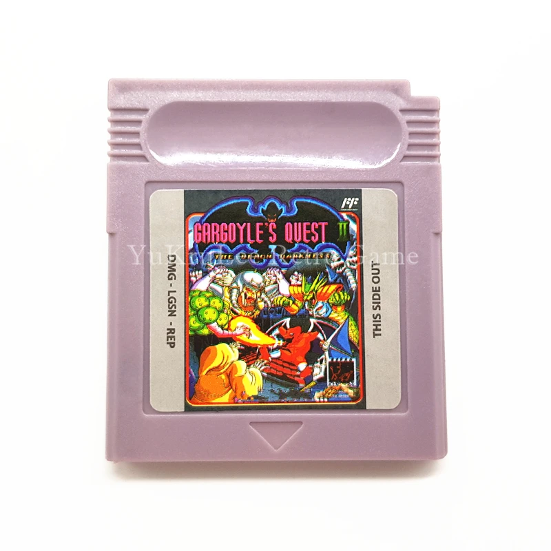 

Video Game Cartridge Card Gargoyles Quest II for 16 Bit Game Console US/EU General Version English Language