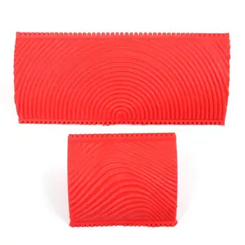 

2PCS/set 3 Inch 6 Inch Imitation Wood Grain Paint Roller Brush Wall Painting Tool sets Wall Texture Art Painting Tool Set