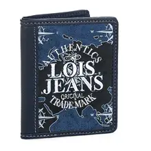 Lois Скандинавский узор кошелек, сменный кошелек, кошелек и держатель для карт на молодой холст синий цвет 12718